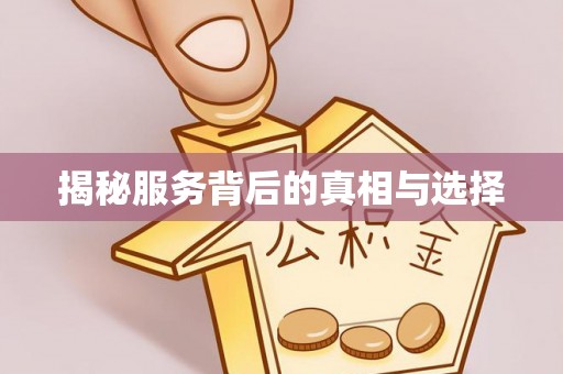 两当揭秘服务背后的真相与选择