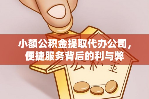 两当小额公积金提取代办公司，便捷服务背后的利与弊