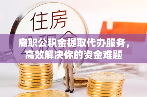 两当离职公积金提取代办服务，高效解决你的资金难题