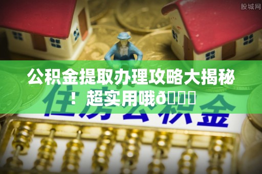 两当公积金提取办理攻略大揭秘！超实用哦😉