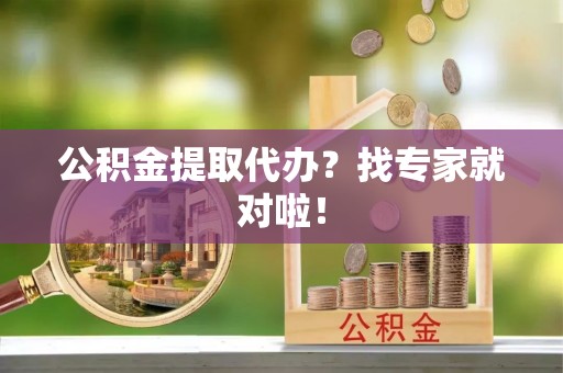 两当公积金提取代办？找专家就对啦！