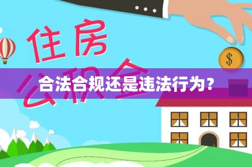 两当合法合规还是违法行为？